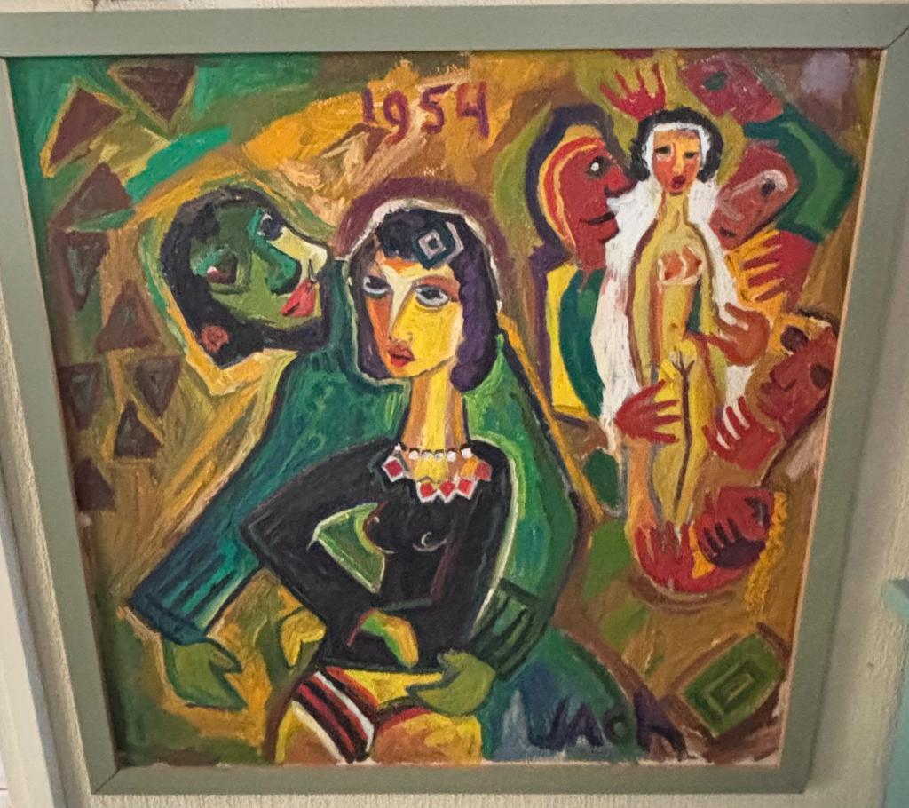 Jack harden schilderij, Ophalen