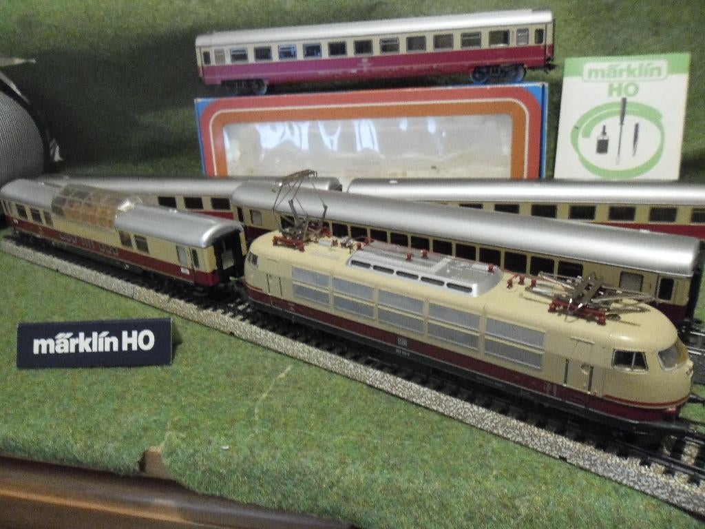 Marklin TEE DB E103 loc 3054 in doos Verzenden kan ook, Ophalen, Wisselstroom, Locomotief, Zo goed als nieuw