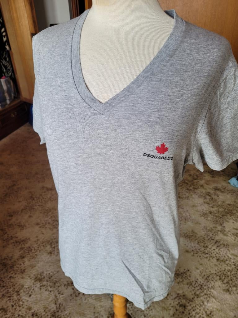 Dsquared2 T-shirt grijs Maat L, Maat 52/54 (L), Dsquared2, Ophalen of Verzenden, Zo goed als nieuw