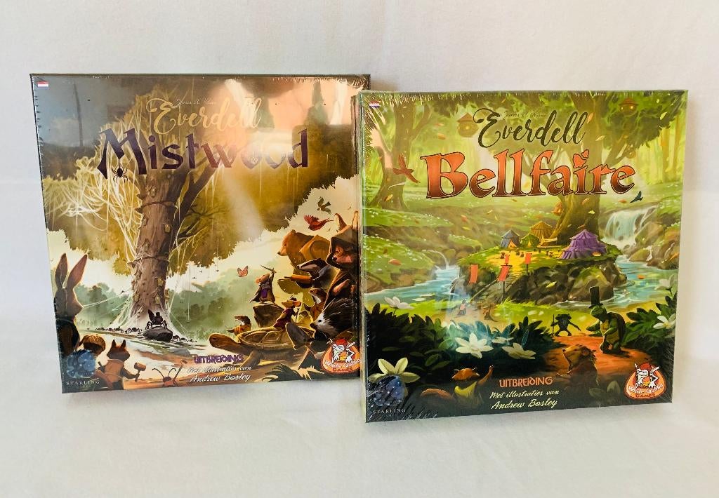 Everdell Bundel : Bellfaire / Mistwood - nieuw in doos, White Goblin Games, Nieuw, Ophalen of Verzenden, Vijf spelers of meer