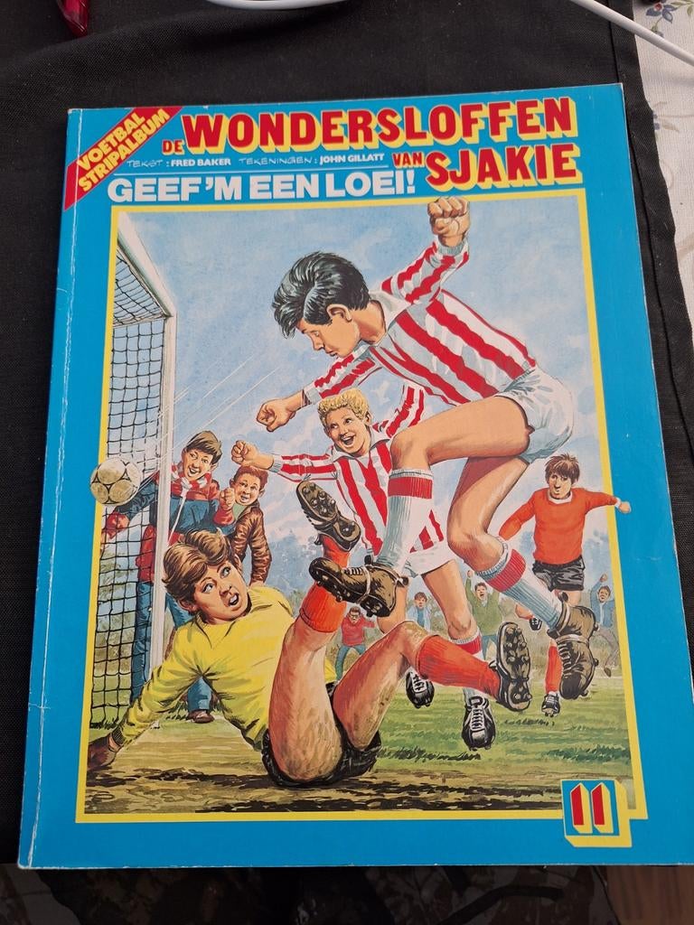 De wondersloffen van sjakie nu 11, Boeken, Eén stripboek, Ophalen of Verzenden