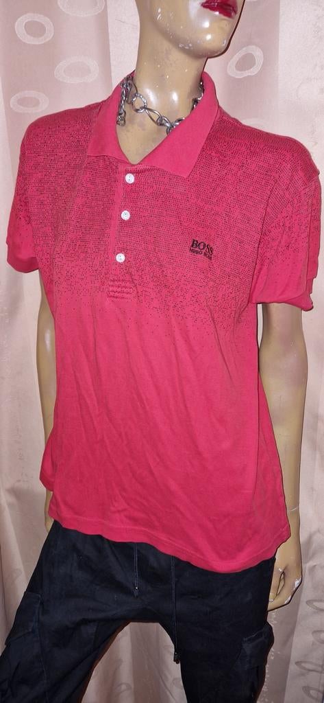 Rood Hugo Boss poloshirt maat M, Ophalen of Verzenden, Hugo Boss