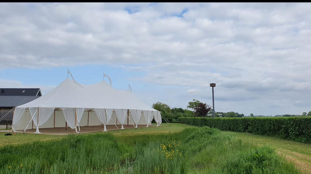 Sailcloth tent 10x22 te huur, Ophalen, Overige