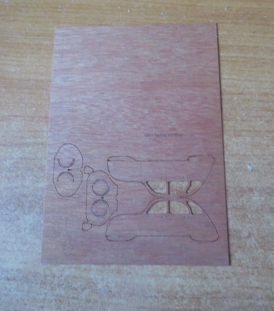 Mini Bouwplaat Citroen 2 CV Lelijke Eend, Overige merken, 1:50 of kleiner, Auto, Nieuw