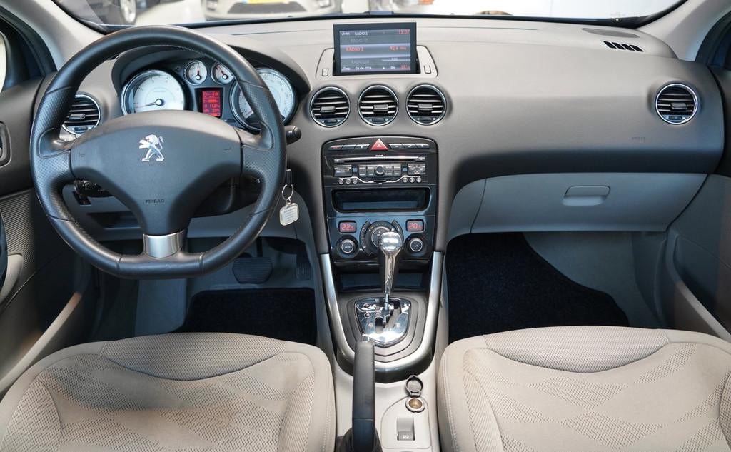 Peugeot 308 1.6 THP Allure | AUT | NAVI | GLAZEN-DAK | AIRCO, Euro 5, Stof, Gebruikt, Blauw