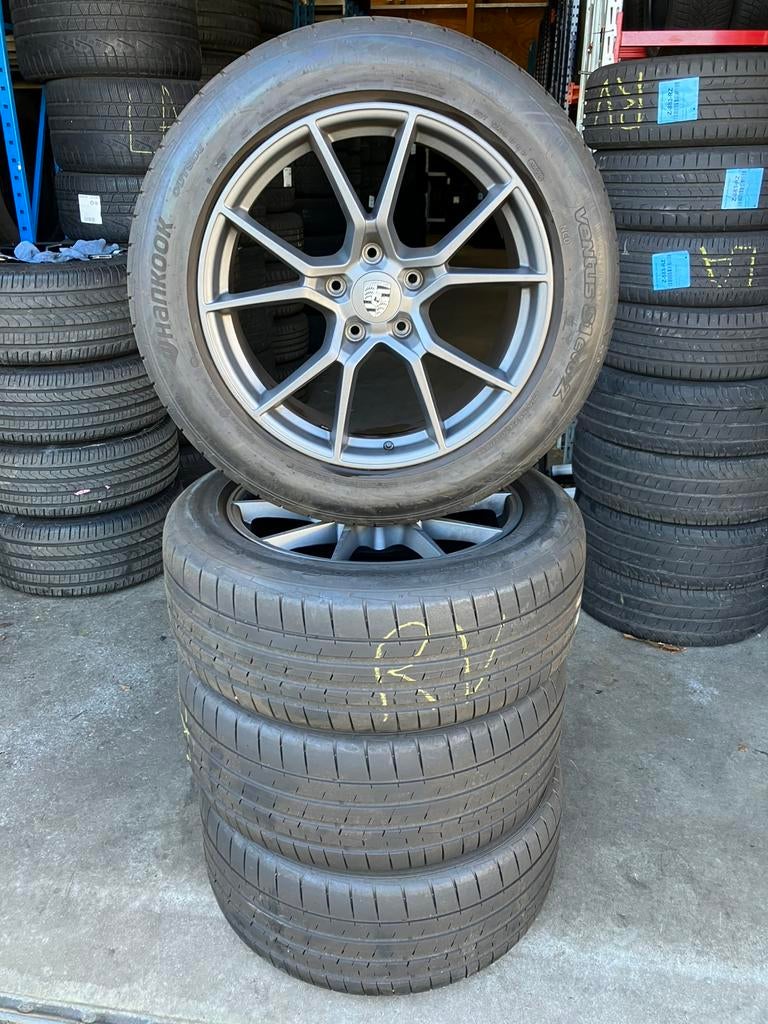 20 inch originele Porsche Cayenne SUV velgen met zomerbanden, Gebruikt, 255 mm, Ophalen of Verzenden, Porsche