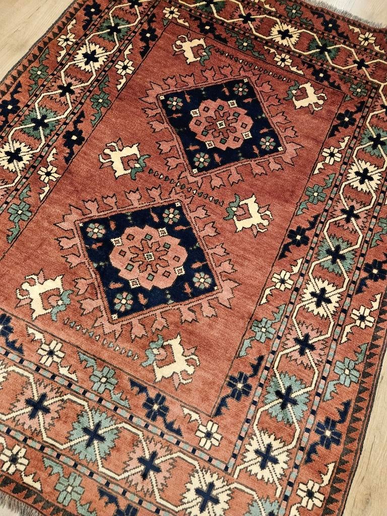 Handgeknoopt oosters tapijt kazak 167x124, Info@SlatsAntiek.nl, Tweedehands, Tweedehands, 100 tot 150 cm