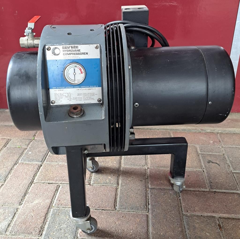 Hydrovane compressor 380 v, 100 liter of meer, Ophalen, Minder dan 200 liter/min