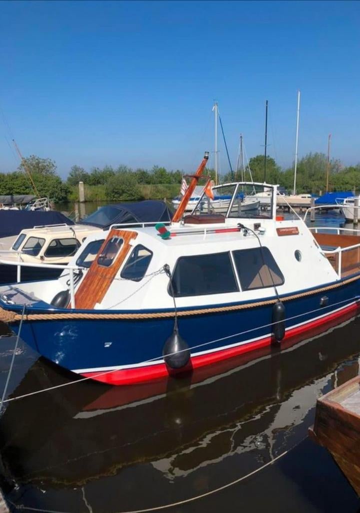 Hele fijne boot Doerak 650 te koop!, Watersport en Boten, Motorboten en Motorjachten, Gebruikt, Staal, 6 tot 9 meter, Diesel, Ophalen