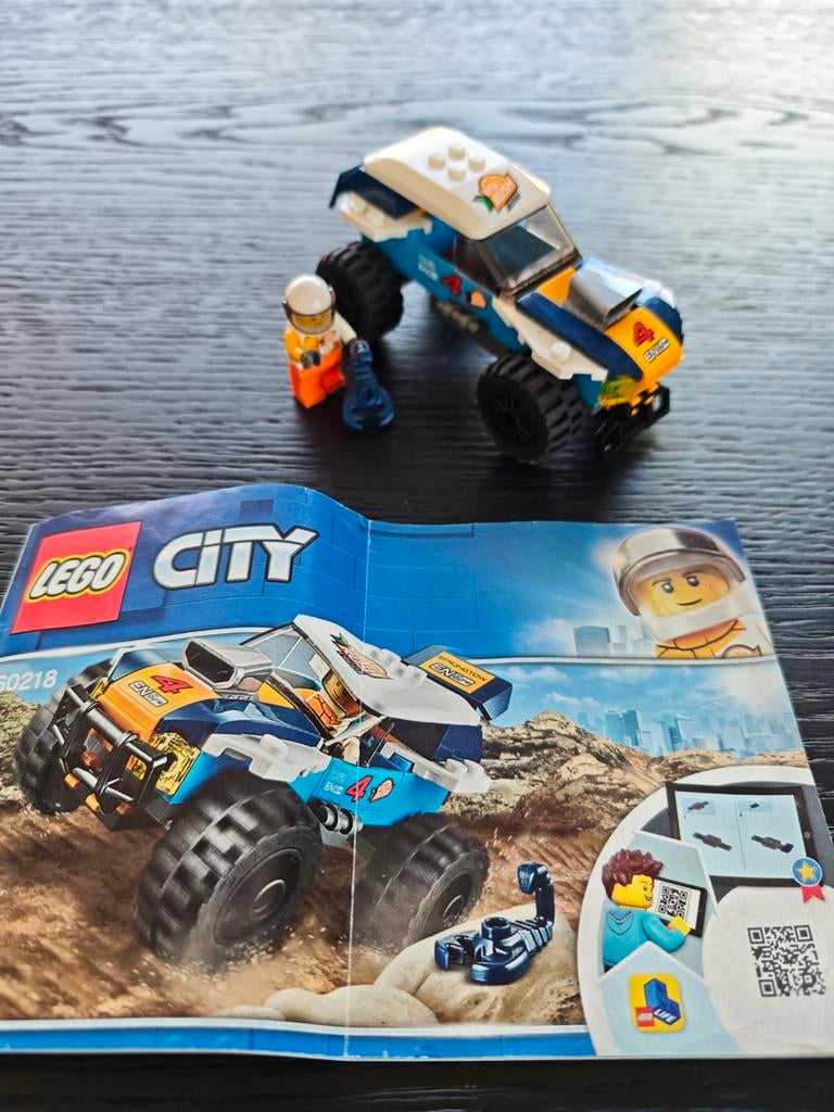 LEGO City 60218 Woestijnrallywagen - Nieuwstaat, Kinderen en Baby's, Speelgoed | Duplo en Lego, Compleet, City, Lego, Ophalen of Verzenden