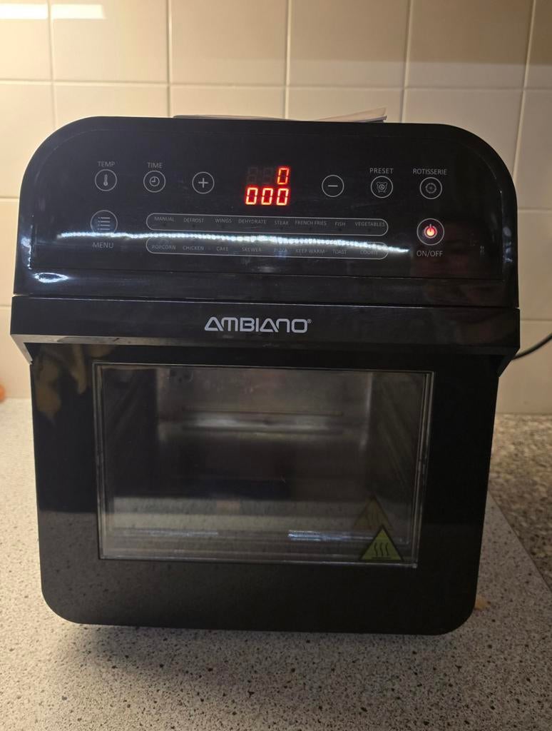 Ambiano Heteluchtoven AFO-1 - Zo goed als nieuw, 45 tot 60 cm, Oven, Hete lucht, Ophalen of Verzenden