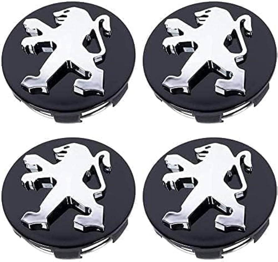 Peugeot naafdoppen 60mm per set, Ophalen, Zo goed als nieuw