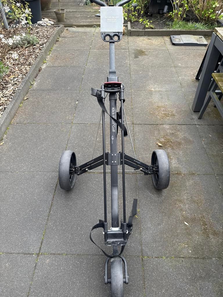 Klick-N-Go Golf trolley, Ophalen, Gebruikt, Golfkar, Overige merken