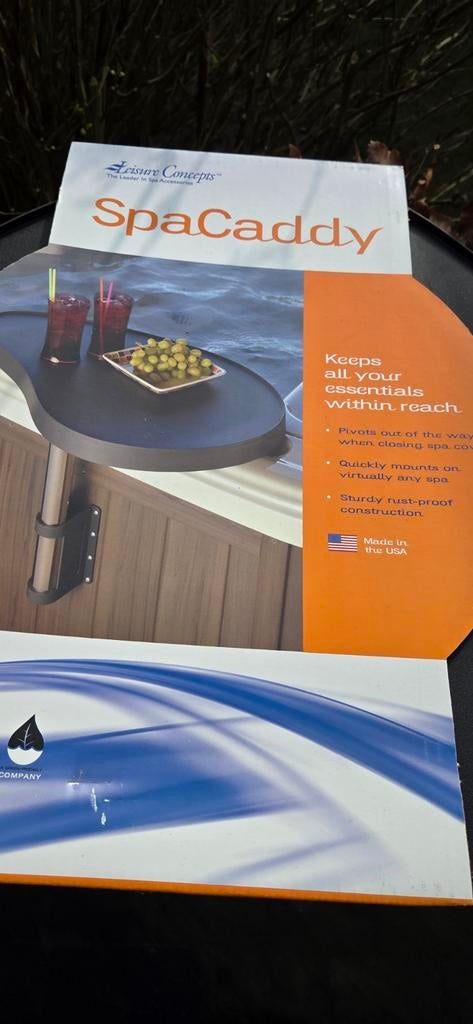 SpaCaddy Tafel voor Jacuzzi - Nieuw in doos, Ophalen, Nieuw