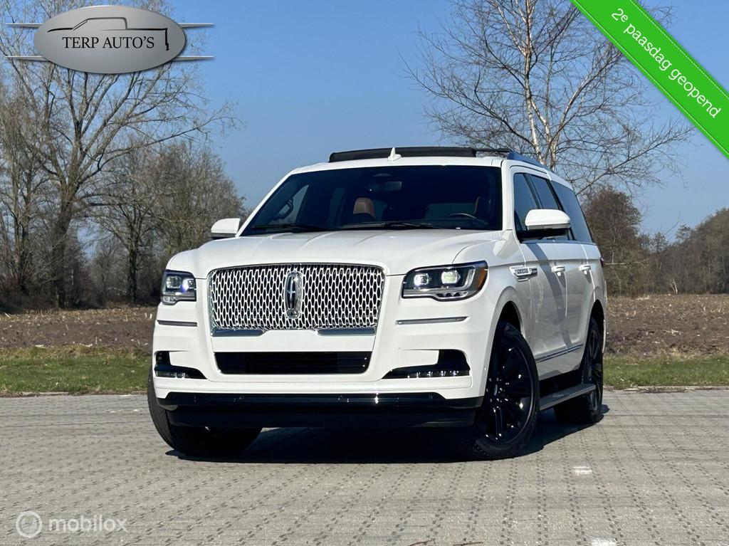 Lincoln Navigator Black Label 7 Pers Grijs kenteken mogelijk, Automaat, Overige carrosserieën, 7 stoelen, Wit