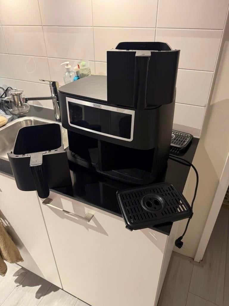 Bourgini Duo Health Fryer XXL, Ophalen, Gebruikt, Airfryer XXL, 1500 gram of meer