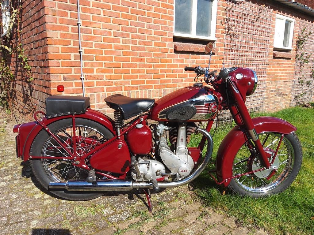 BSA B33 500cc bj 1953 (advertentie hergebruikt), Motoren