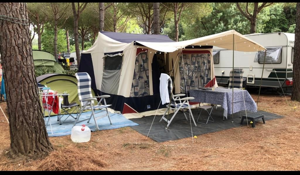 Jamet Jametic 1-2-3 2006, Caravans en Kamperen, Vouwwagens, Ophalen, Meerkleurig, Aanwezig, Jamet