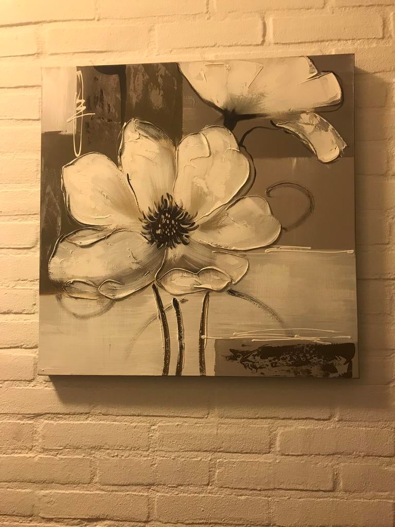 Schilderijen canvas 58cmx58cm bloemen, Ophalen