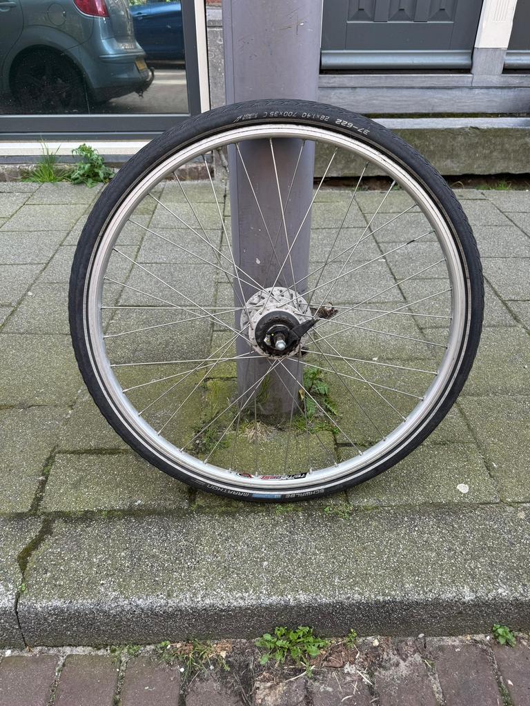 Achterwiel 28 inch met nexus 7 naaf, Ophalen of Verzenden, Gebruikt