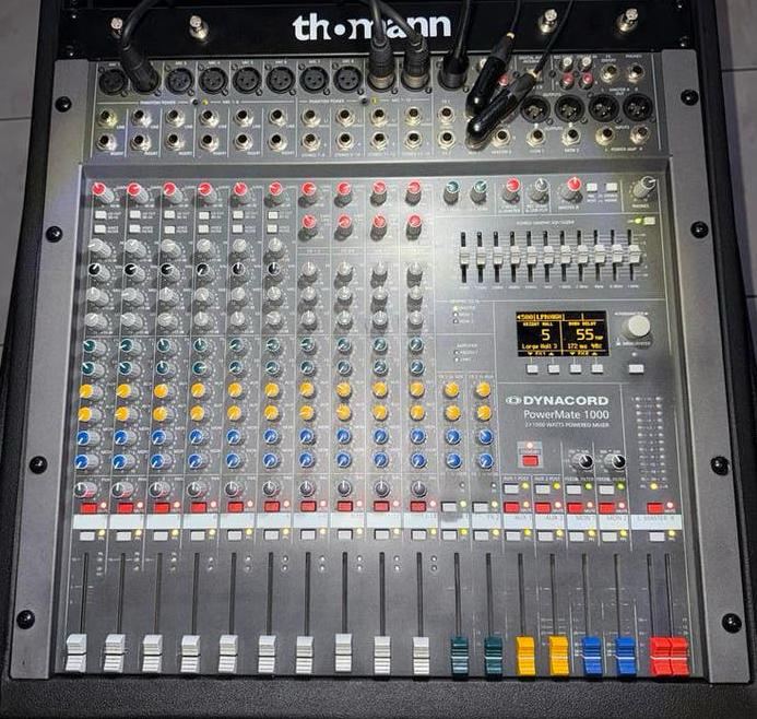 Dynacord Powermate 1000 MK3, Muziek en Instrumenten, Mengpanelen, Gebruikt, 10 tot 20 kanalen, Microfooningang, Ophalen
