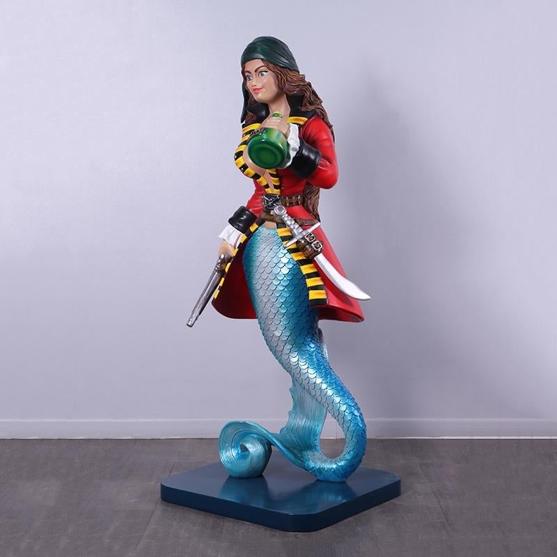Sassea Mermaid Piraten beeld – Zeemeermin Hoogte 152 cm, Ophalen, Nieuw