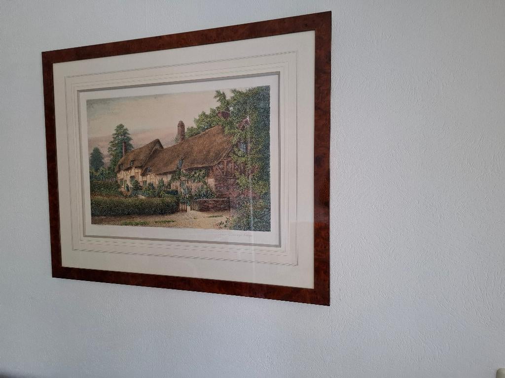 English Cottage schilderij, Ophalen