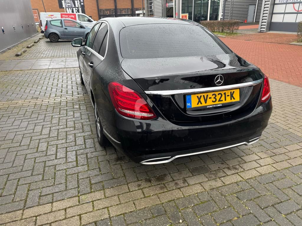 Mercedes-Benz C-Klasse C180 1.6 115KW Aut7 2014 Zwart, Automaat, 1800 kg, Zwart, Zwart