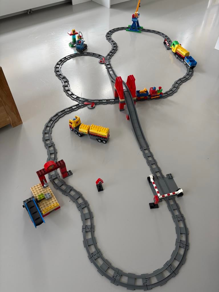 Duplo treinset zeer compleet, Ophalen, Gebruikt, Complete set, Duplo