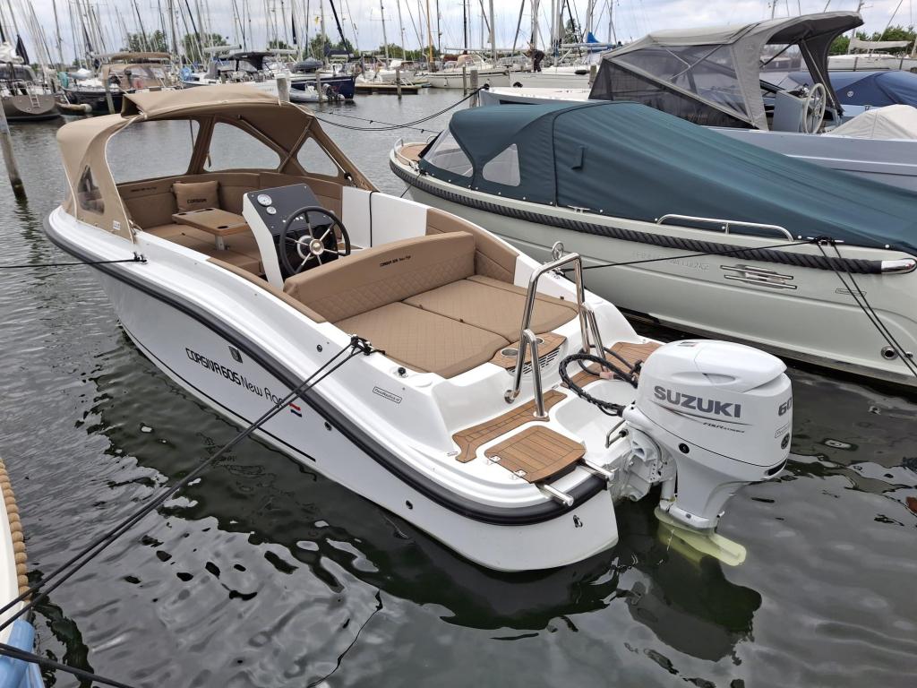 DEMO! Corsiva 605 Tender | 60pk Suzuki limited White, Niet ingevuld, 6 meter of meer, Niet ingevuld, Nieuw