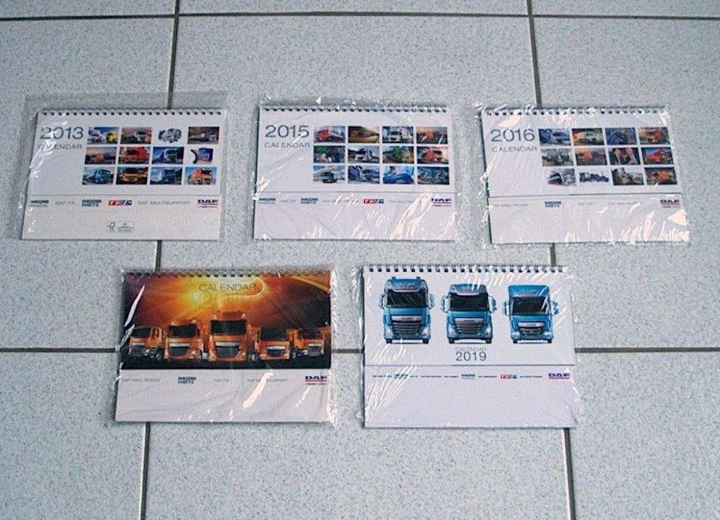 NIEUW kalender Daf Trucks : diverse jaren NIEUW, Ophalen, Maandkalender, Nieuw