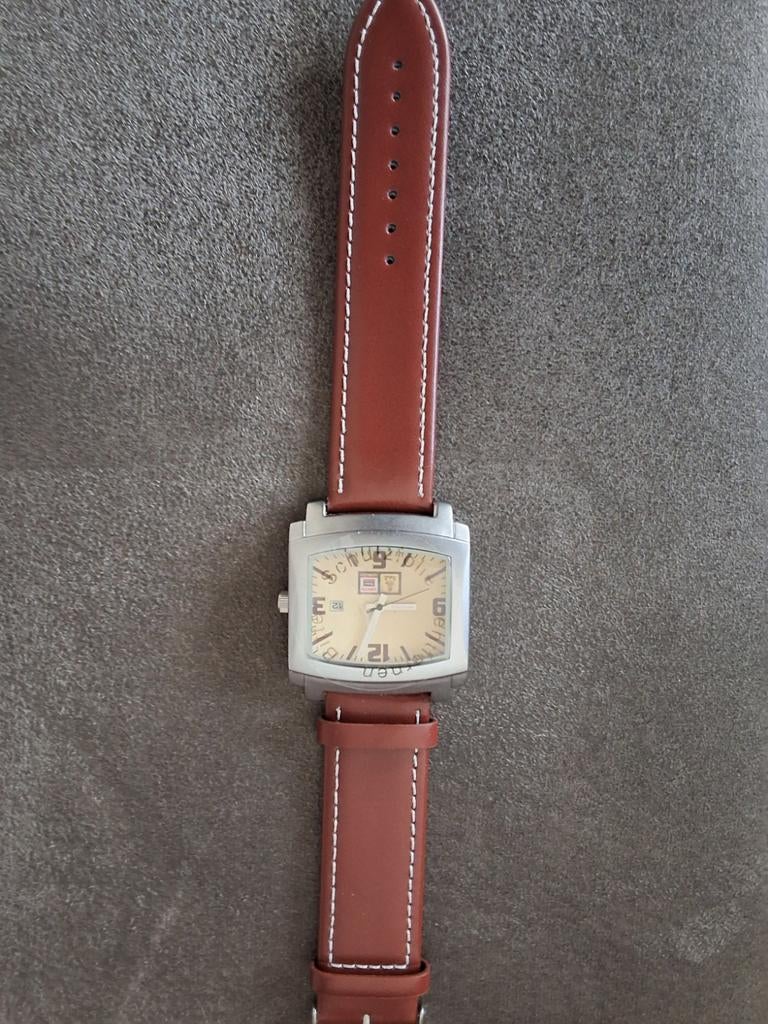 Dakar Loctite Horloge - Nieuw in Blikken Doosje, Leer, Staal, Polshorloge, Nieuw