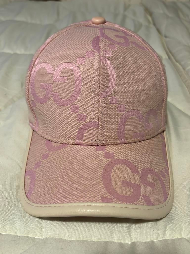 Roze Gucci Pet - Stijlvolle Accessoire, Kleding | Dames, Hoeden en Petten, Zo goed als nieuw, Pet, One size fits all, Ophalen of Verzenden
