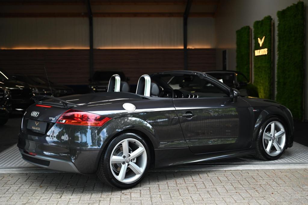 Audi TT Roadster 1.8 TFSI S-Line - Leer - Automaat - Stoelve, Euro 5, Gebruikt, 4 cilinders, Cabriolet