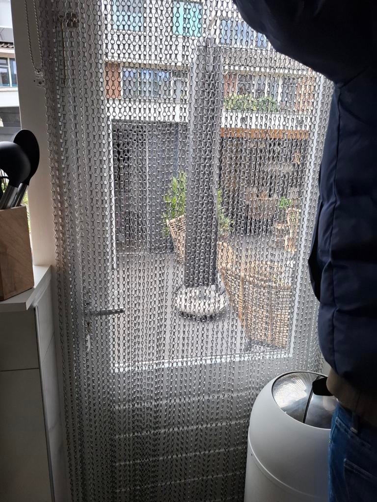 Vliegengordijn van kettingen, Ophalen, Overige kleuren, 50 tot 100 cm, 200 cm of meer