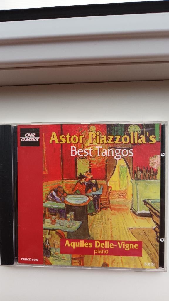 Astor Piazzolla - Best Tango's -piano: Aquiles Delle-Vigne, Ophalen of Verzenden, Zo goed als nieuw