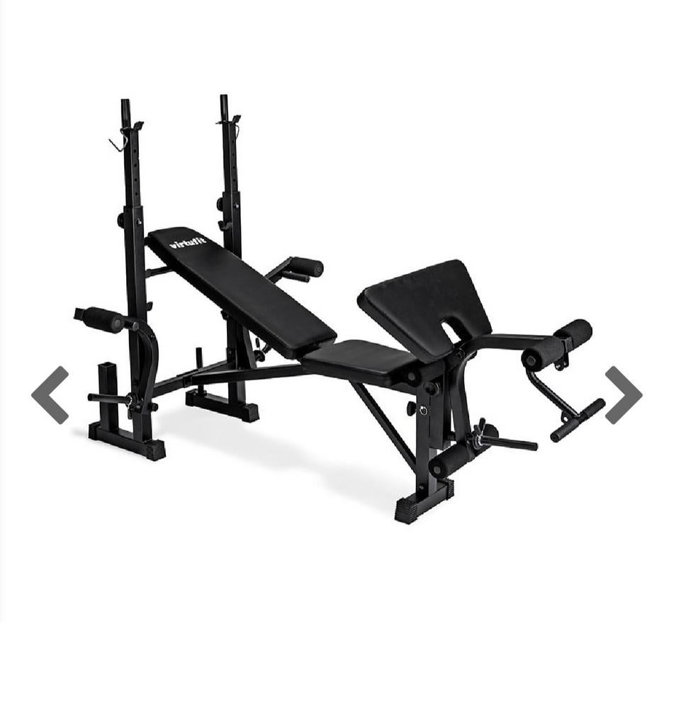 Virtufit Multifunctionele Halterbank - Krachttraining, Sport en Fitness, Fitnessmaterialen, Ophalen, Gebruikt, Armen, Fitnessbank