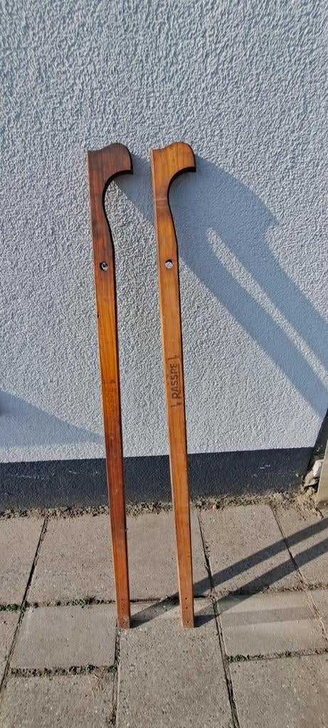 Houten armen voor zaai- of schoffelmachine (Rasspe), Antiek en Kunst, Ophalen