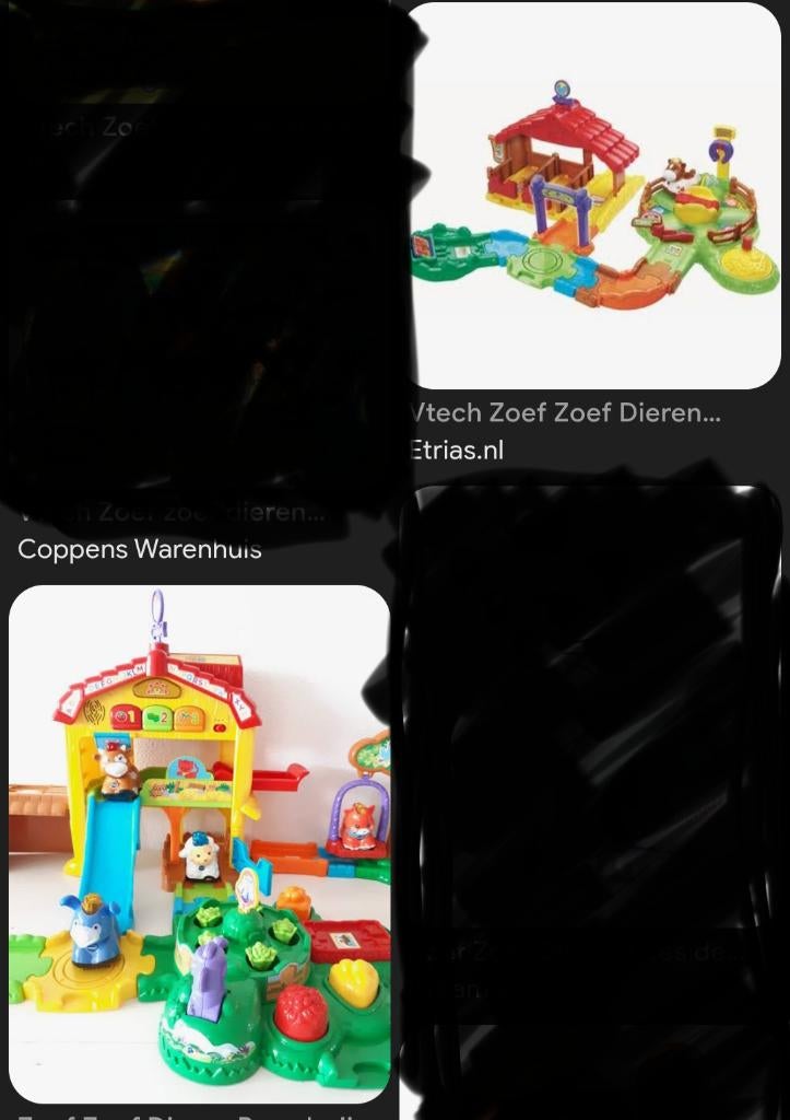 Zoef zoef dieren, Ophalen, Zo goed als nieuw, 2 tot 4 jaar