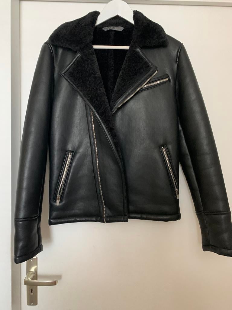 Zara heren jas maat S, Ophalen of Verzenden, Zo goed als nieuw, Maat 46 (S) of kleiner, Zwart