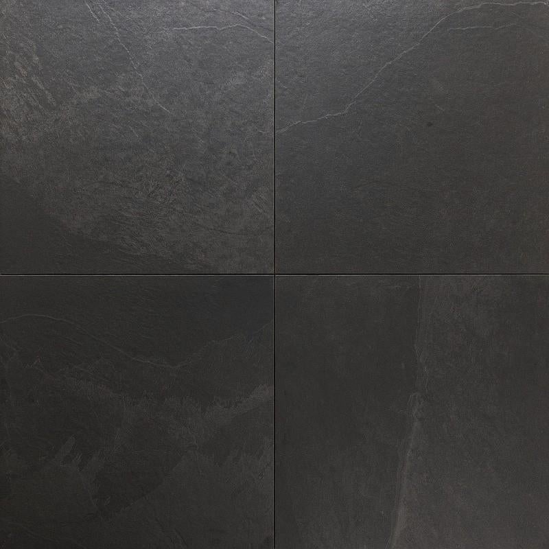 **ACTIE** Cerasun Black slate Mustang 60x60x4 cm, Ophalen of Verzenden, Nieuw, Keramiek, Terrastegels