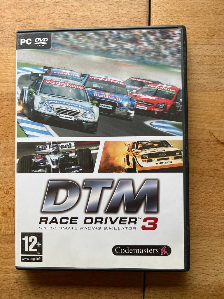 DTM Race Driver 3 PC DVD-ROM - Ultimate Racing Simulator, Spelcomputers en Games, Games | Pc, Online, Gebruikt, 1 speler, Racen en Vliegen