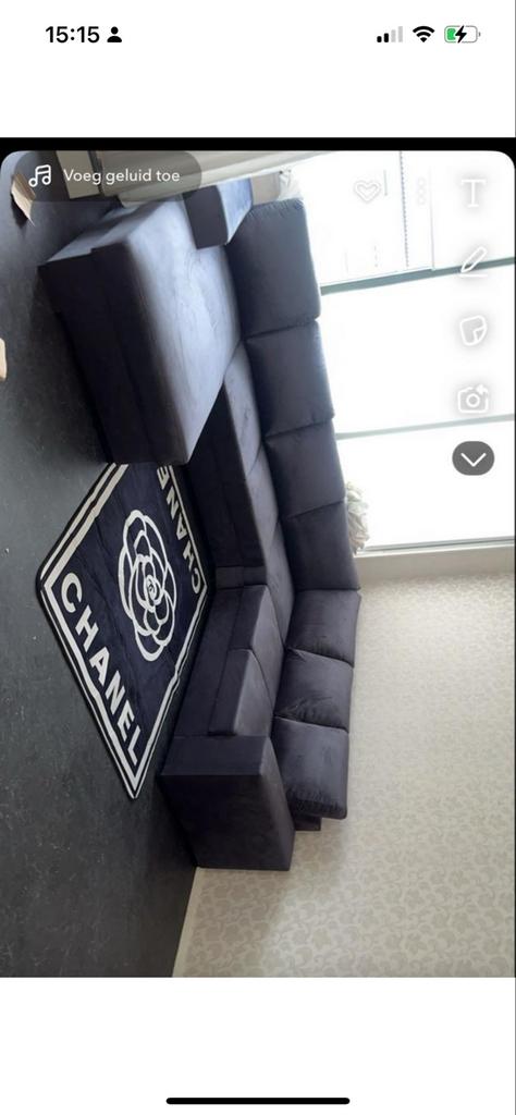 Nieuw bank met spoed weg!, Huis en Inrichting, Banken | Bankstellen, Ophalen, Hoekbank, 300 cm of meer, Zo goed als nieuw