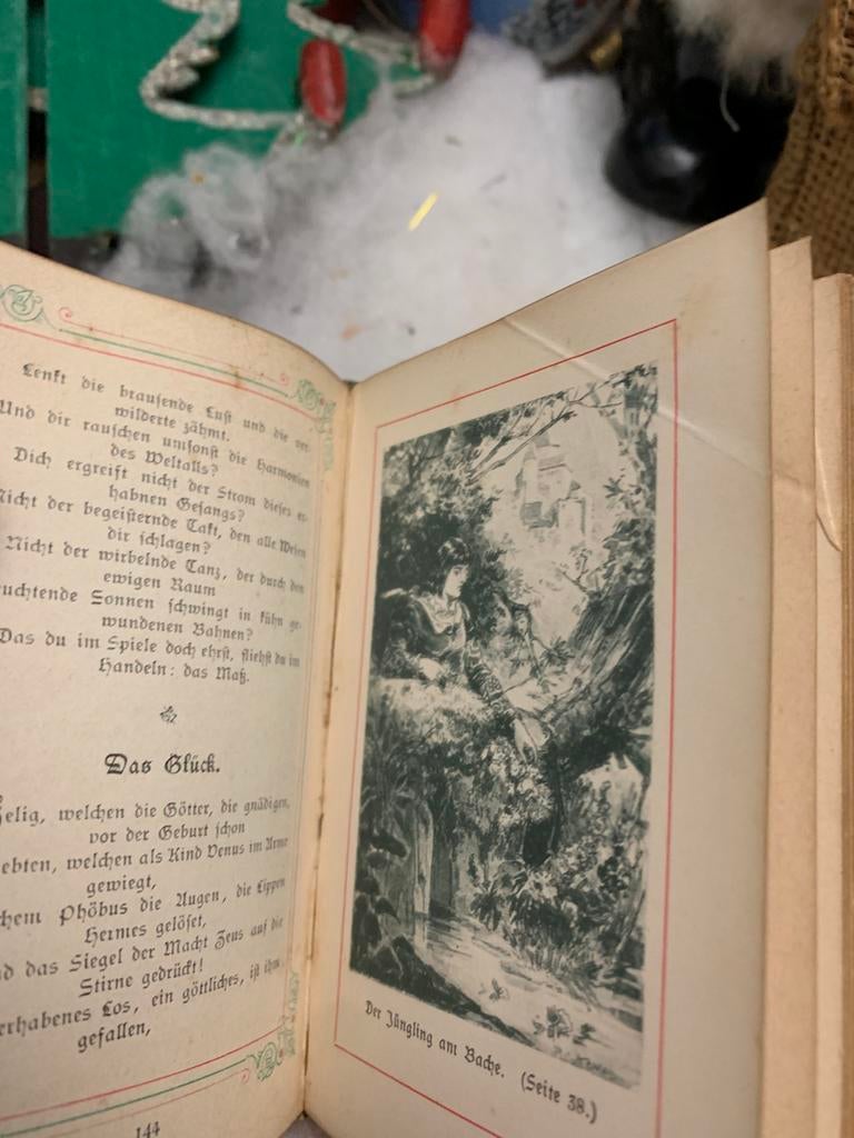 Antiek Schiller Gedichten Boekje - Zeldzaam!, Ophalen of Verzenden, Onbekend