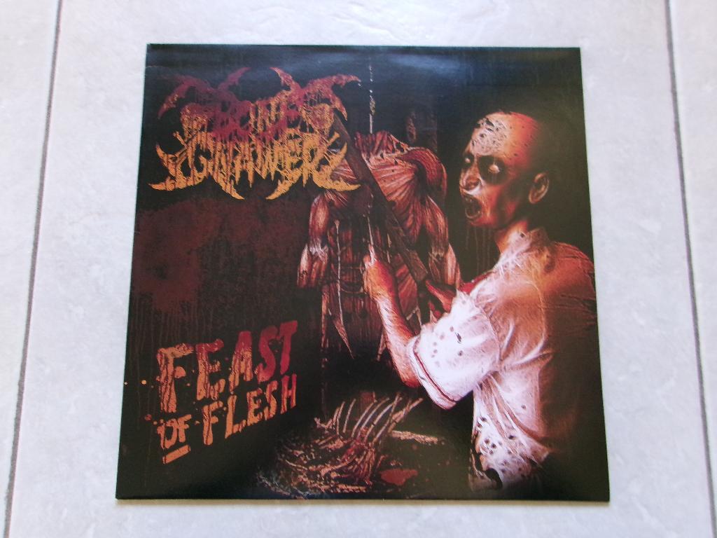 BONE GNAWER - feast of flesh LP, Ophalen of Verzenden, Zo goed als nieuw