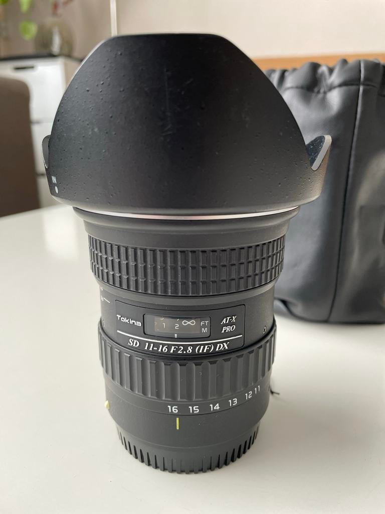 Tokina 11-16 F2.8 (IF) DX Canon EF-vatting, Ophalen of Verzenden, Zo goed als nieuw, Groothoeklens, Zoom