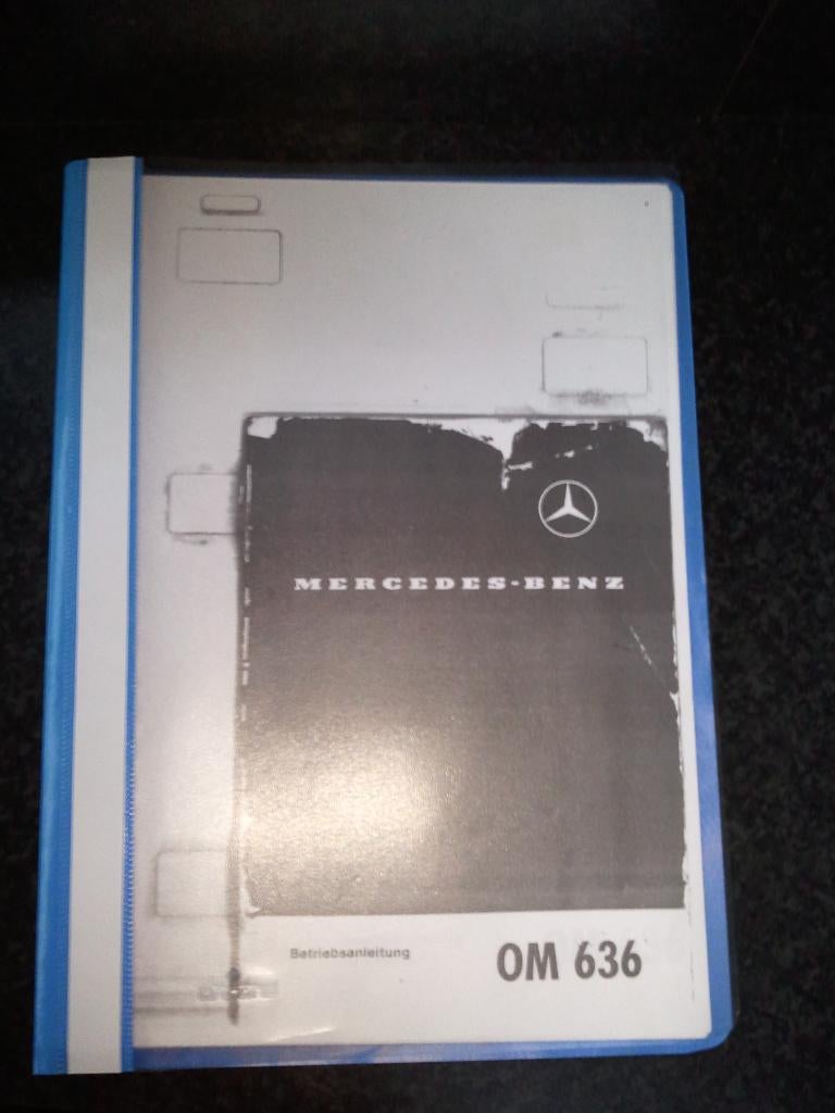 ( kopie) handleiding voor MERCEDES OM 636, Ophalen of Verzenden, Nieuw, Motor en Techniek