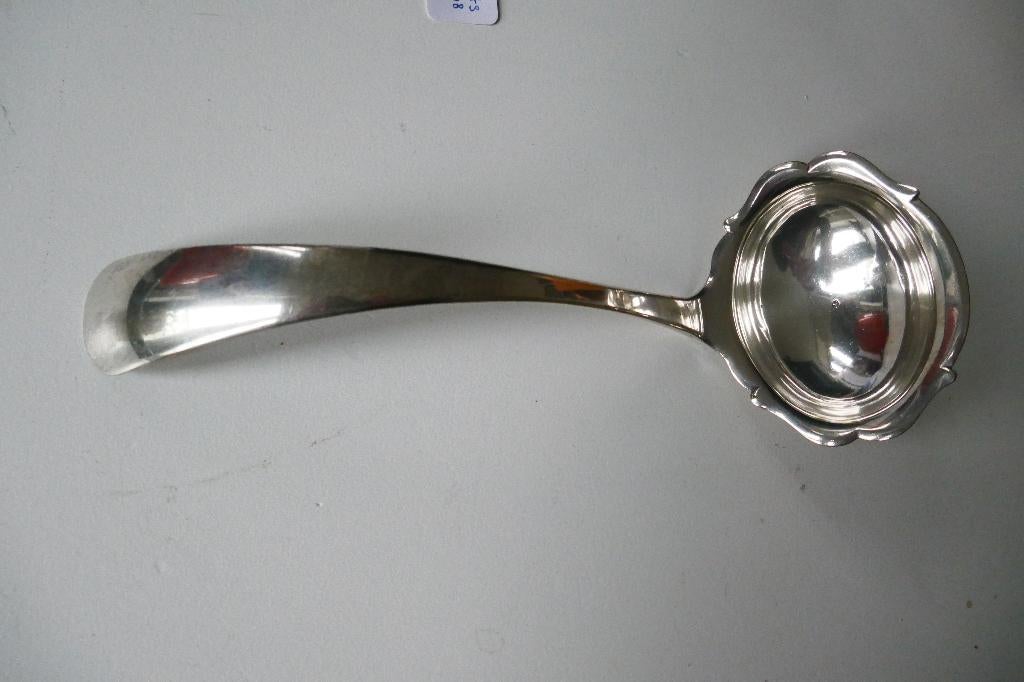 1 zilveren soeplepel jacob helweg amsterdam 1856, Ophalen of Verzenden, Zilver