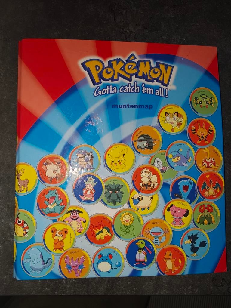 Complete Pokémon Muntenmap - Gotta Catch 'Em All! 2001, Ophalen of Verzenden, Gebruikt, Overige typen