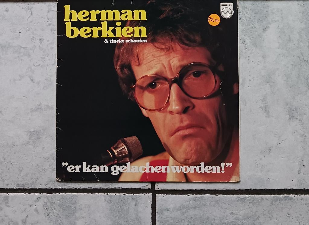 Lp vinyl Herman Berkien, Ophalen, Gebruikt, 12 inch, Levenslied of Smartlap